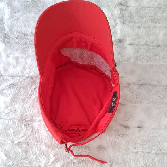 KBethos red textured baseball hat. - Picture 6 of 6